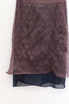 SWAYING 25 Spring/Summer Metal Pleated Skirt SW-SW25SS3B01C2-ZI Purple SW-SW25SS3B01C1